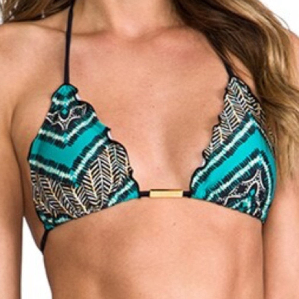 Vix Paul Herman Ripple Triangle Top in Xingu